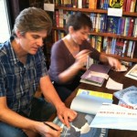 Lauren Thompson and Stephen Savage sign copies of, Polar Bear Morning at pH on 8th on January 13, 2013.