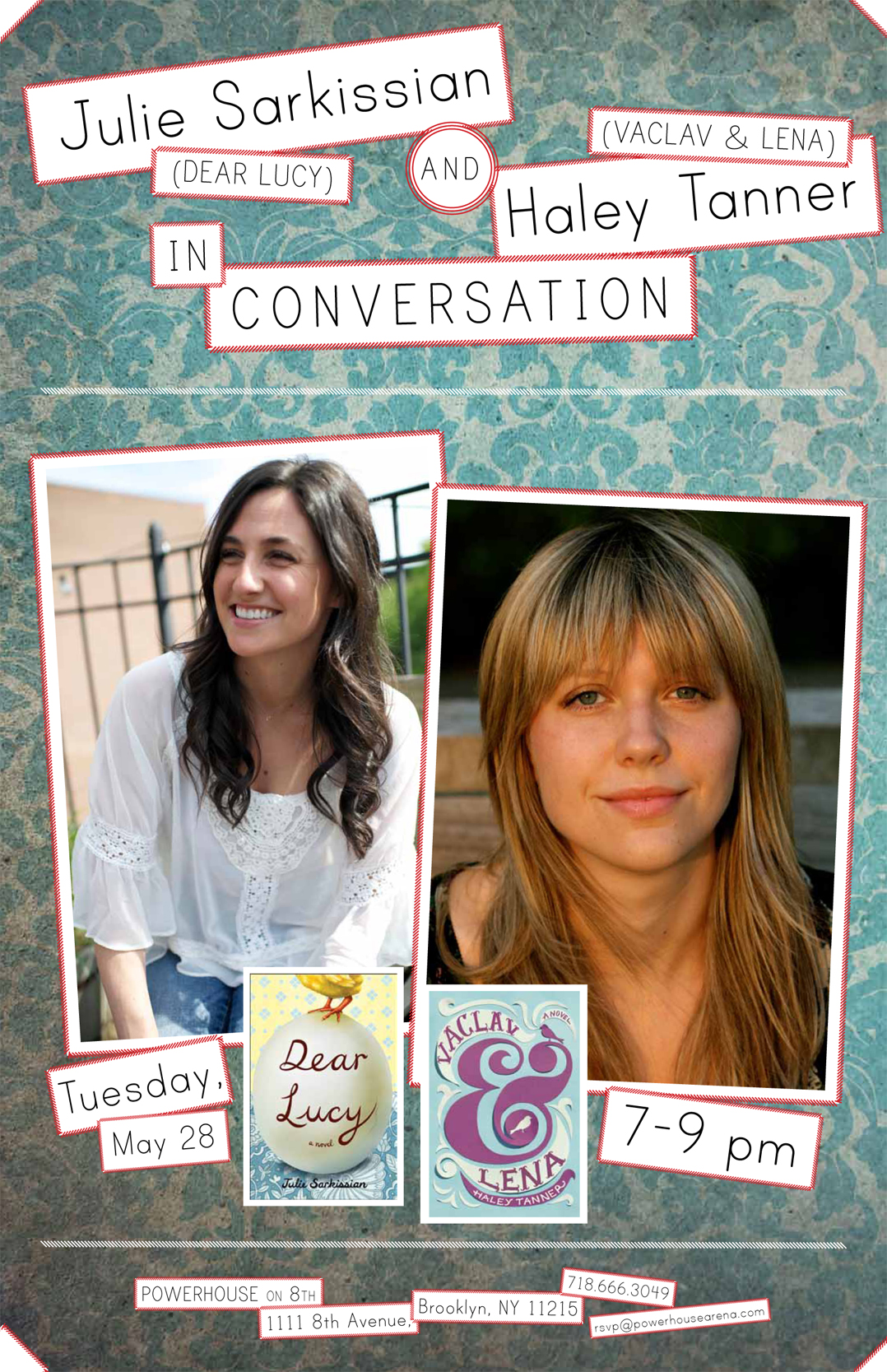 Julie Sarkissian (Dear Lucy) & Haley Tanner (Vaclav & Lena) in Conversation