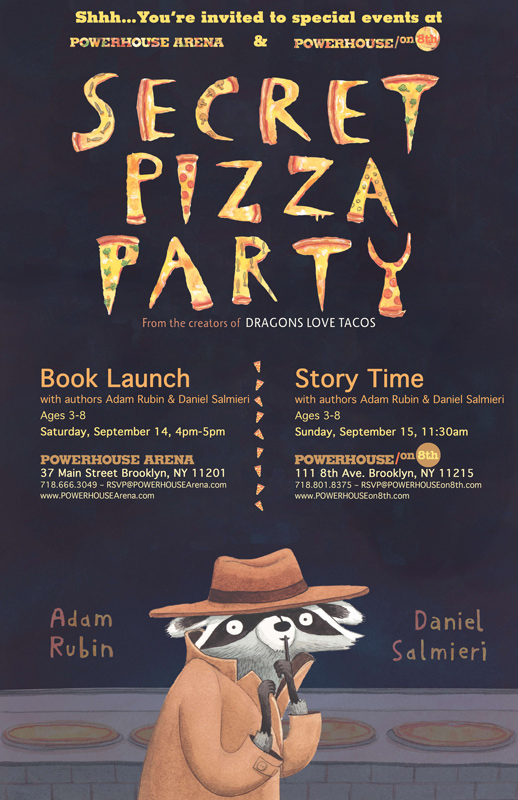 Story Time with Adam Rubin and Daniel Salmieri (authors of Secret Pizza Party)