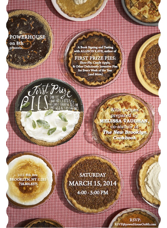 Cookbook Tasting Series with Melissa Vaughan: First Prize Pies by Allison Kave