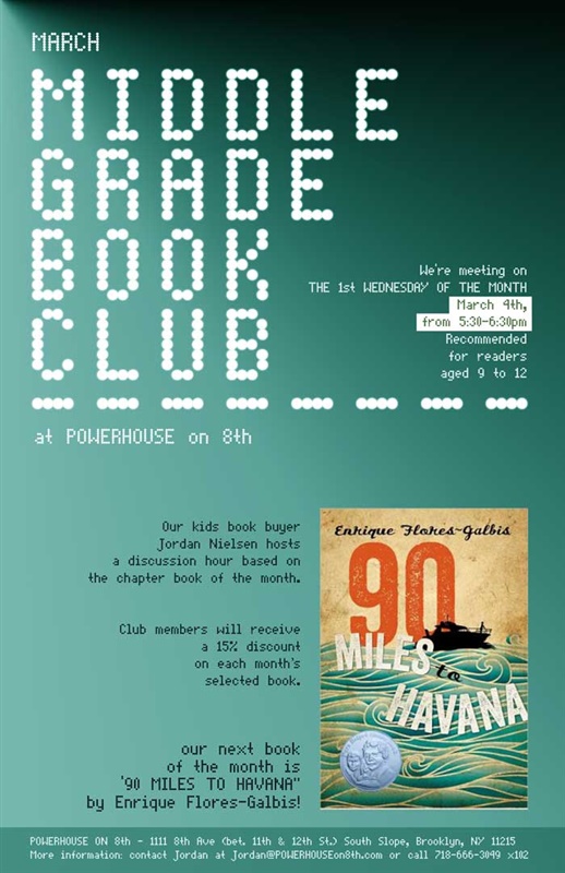 Middle Grade Book Club: 90 Miles to Havana by Enrique Flores-Galbis 