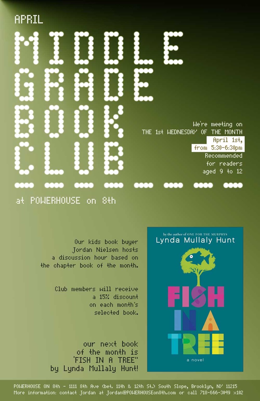 Middle Grade Book Club: Fish in a Tree by Lynda Mullaly Hunt 