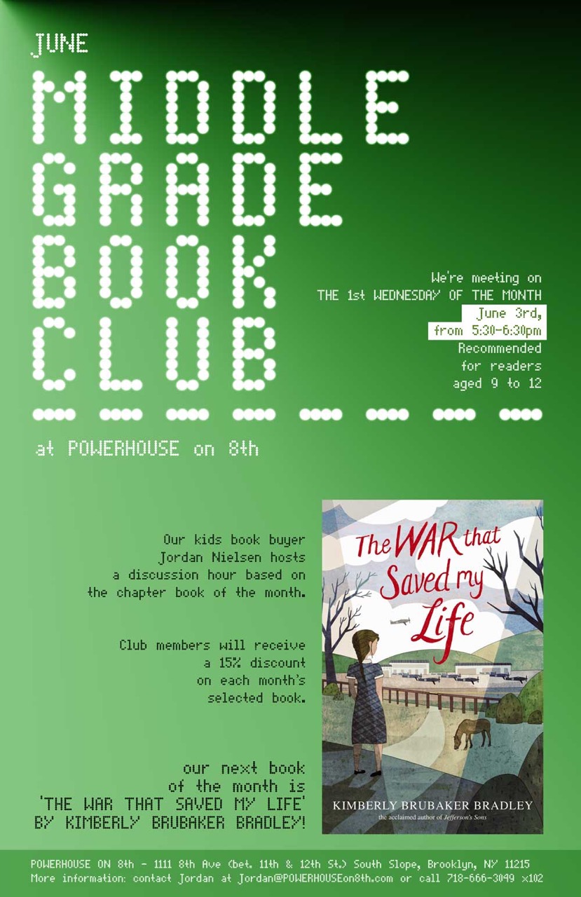 Middle Grade Book Club: The War that Saved My Life by Kimberly Brubaker Bradley