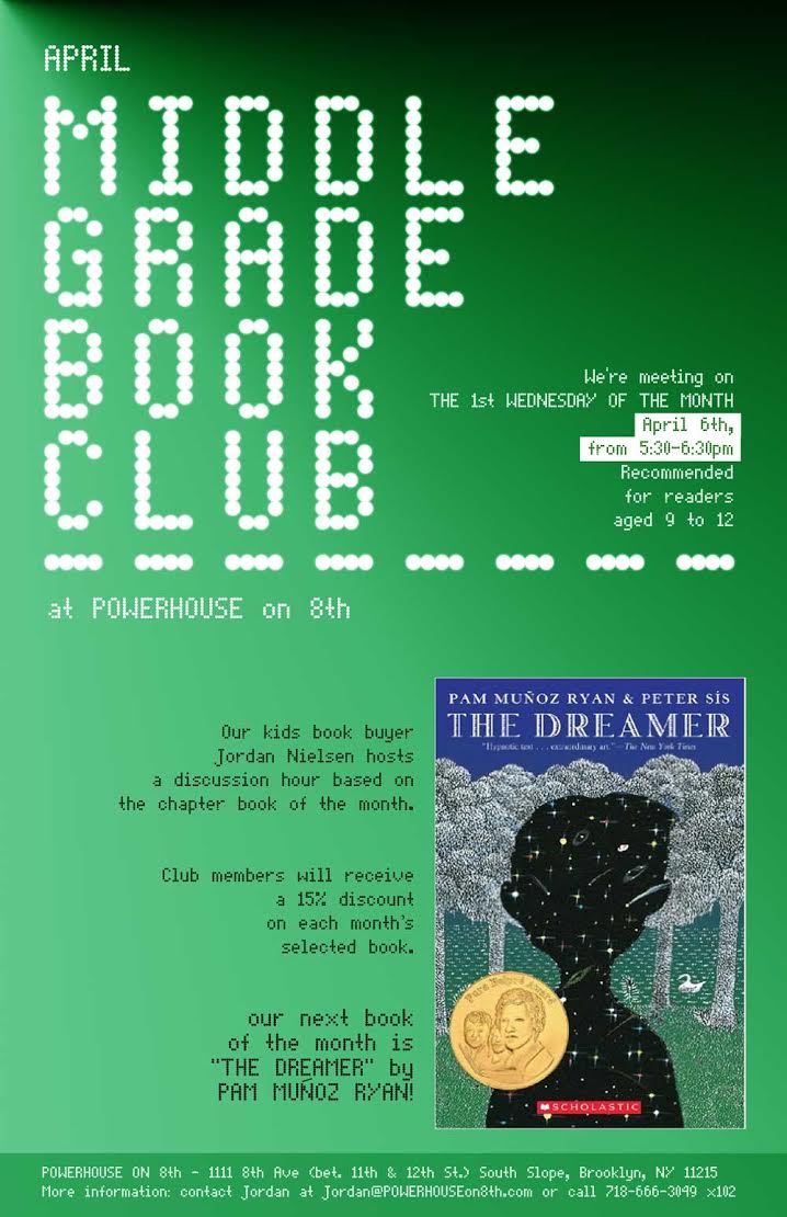 Middle Grade Book Club: The Dreamer by Pam Munoz Ryan