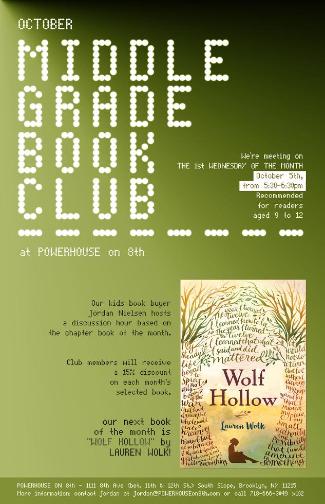 Middle Grade Book Club: Wolf Hollow by Lauren Wolk