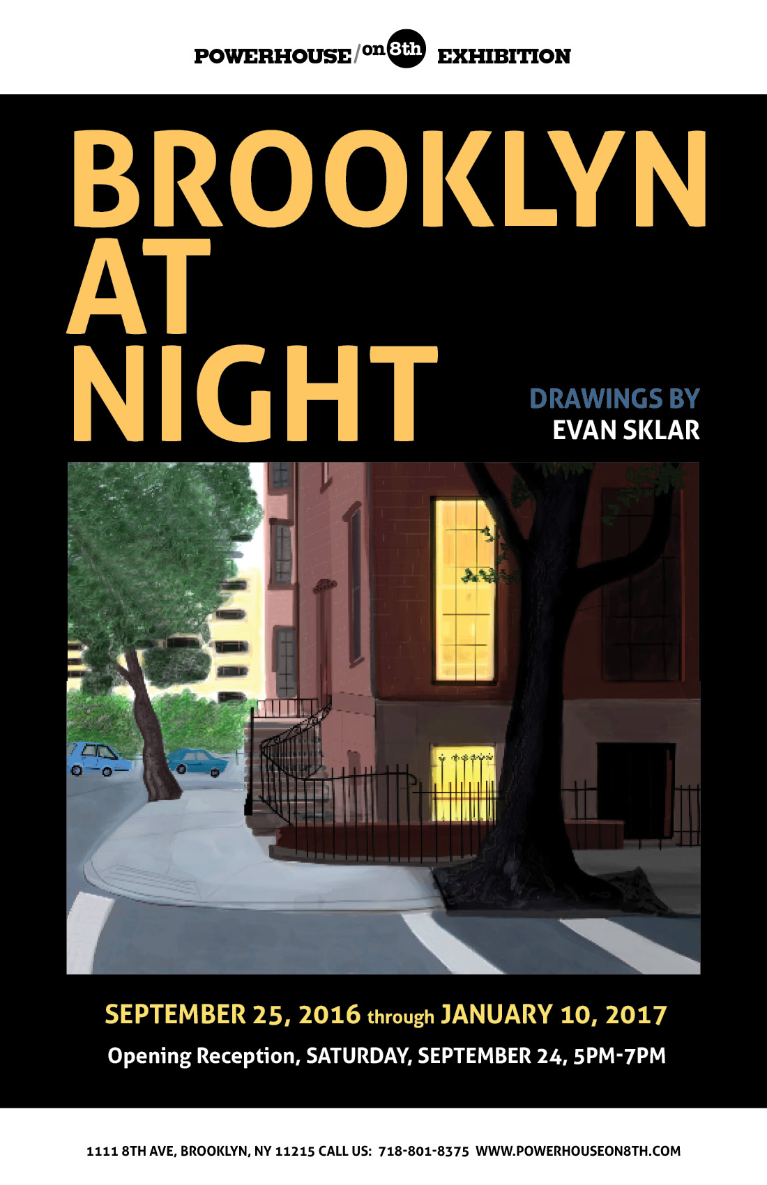Opening Reception: Brooklyn at Night by Evan Sklar