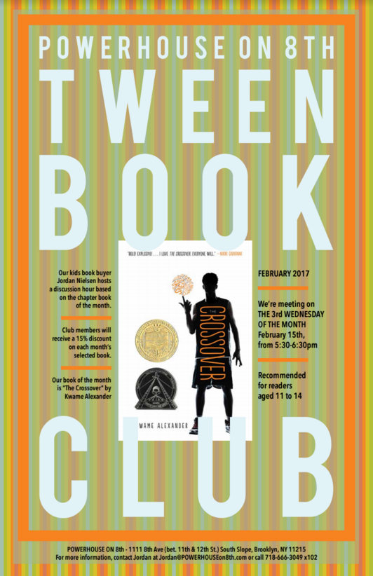 Tween Book Club: The Crossover by Kwame Alexander