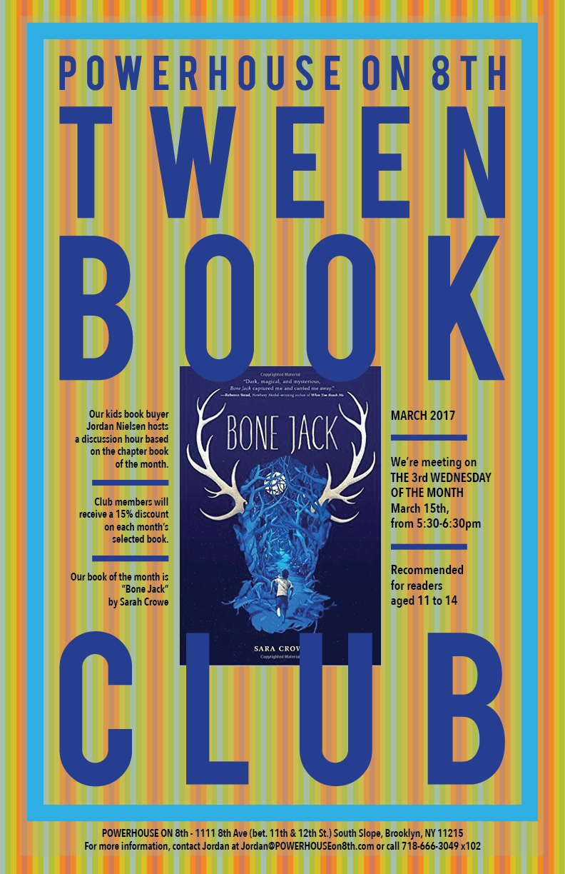 Tween Book Club: Bone Jack by Sara Crowe