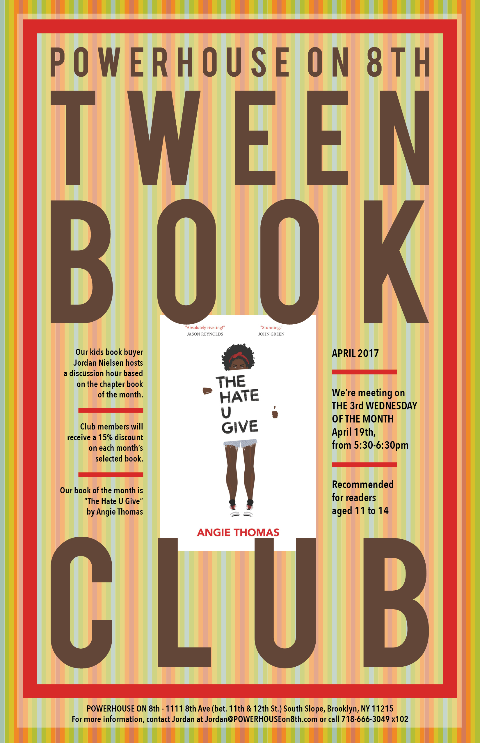 Tween Book Club: The Hate U Give by Angie Thomas