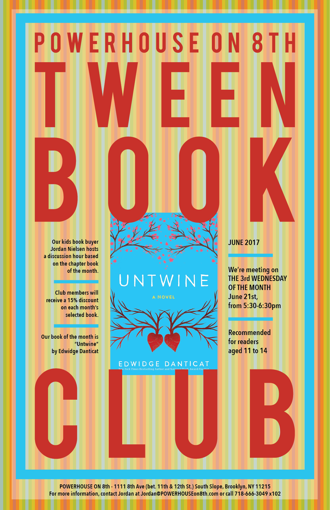 Tween Book Club: Untwine by Edwidge Danticat