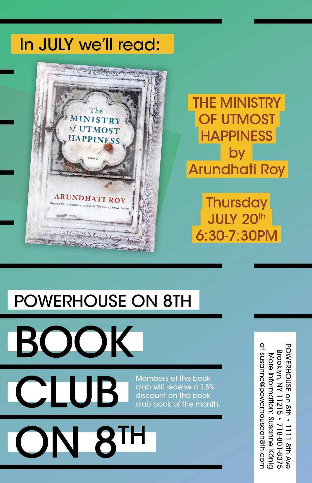 Book Club on 8th: The Ministry of Utmost Happiness by Arundhati Roy