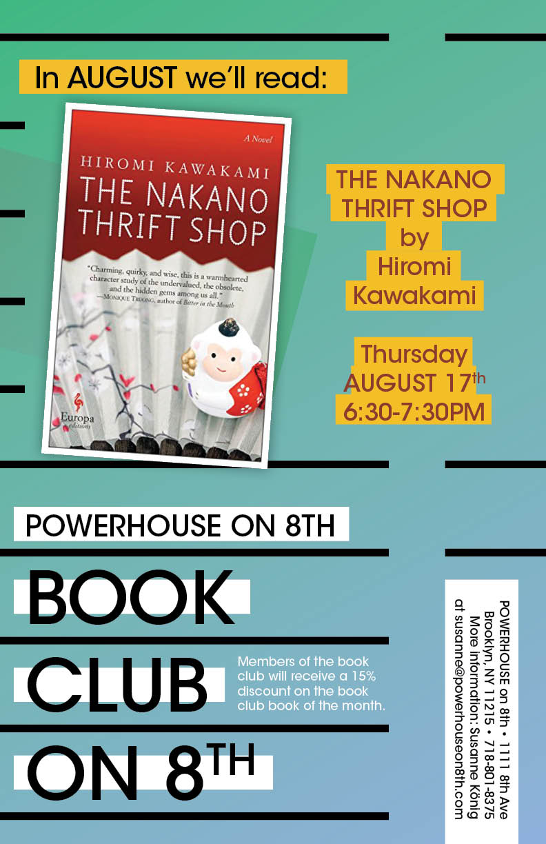 Book Club on 8th: The Nakano Thrift Shop by Hiromi Kawakami