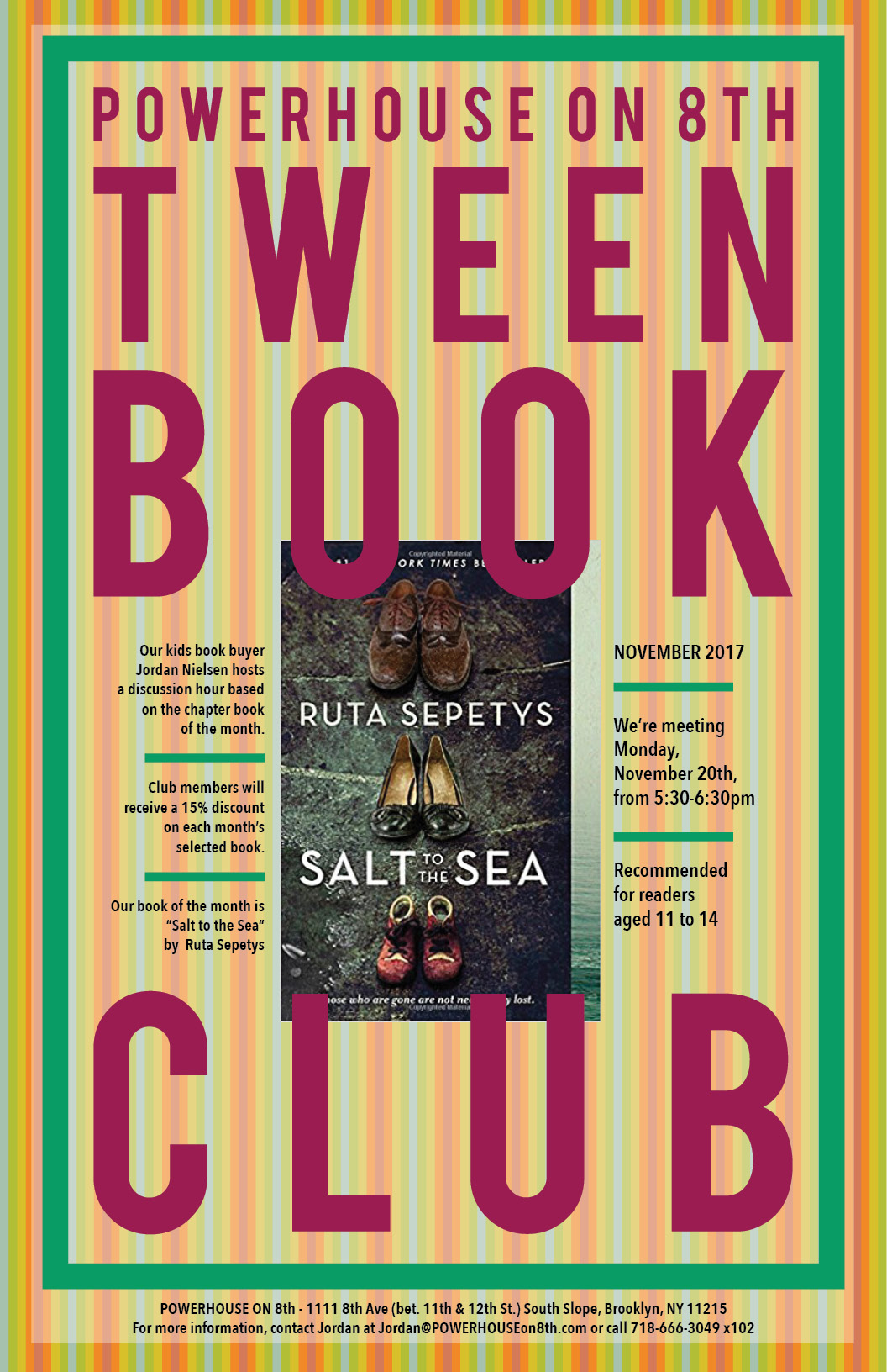 Tween Book Club: Salt to the Sea by Ruta Sepetys