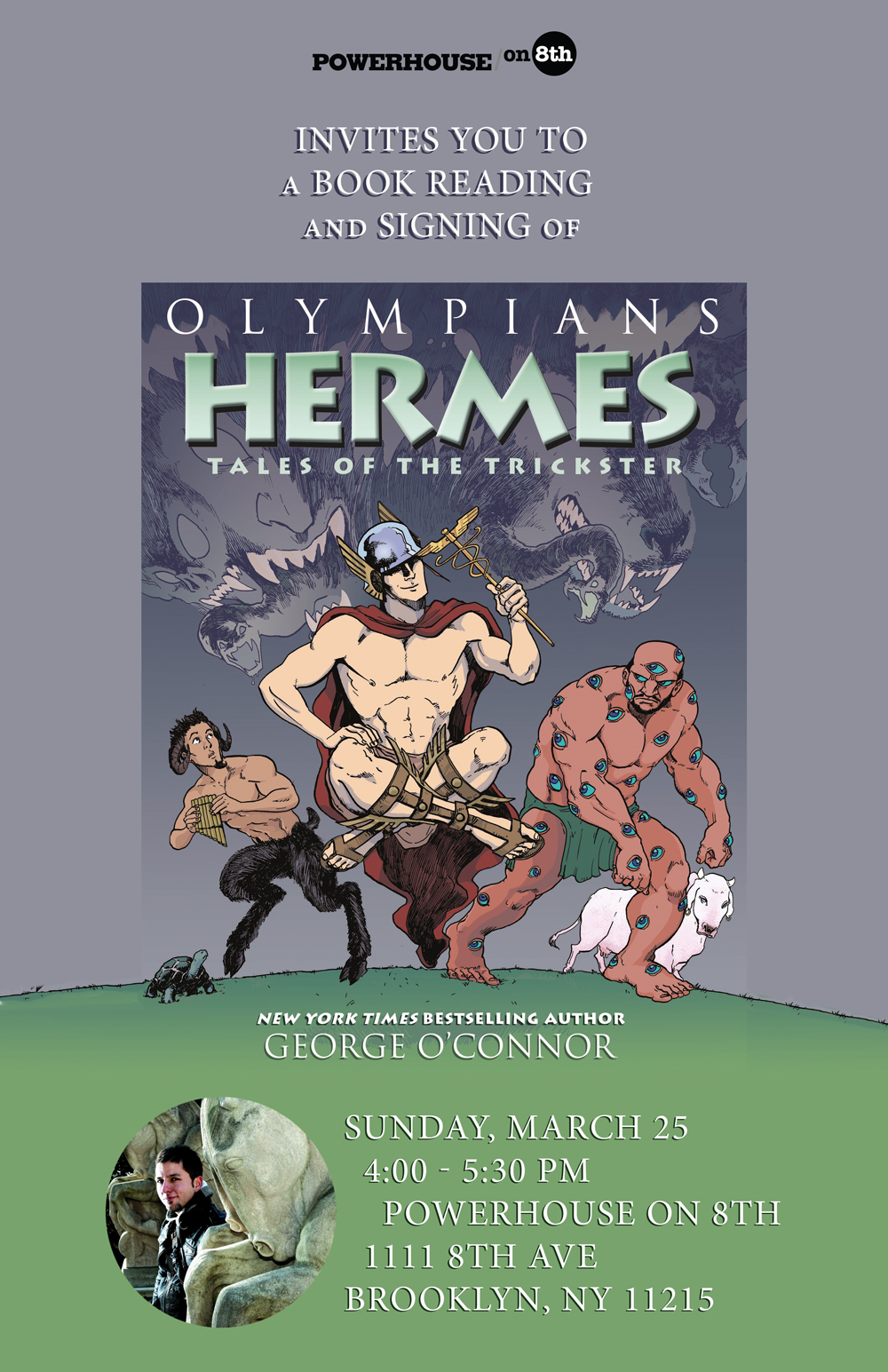 Book Reading & Signing: The Olympians: HERMES by George O'Connor